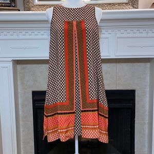 Muse Sleeveless Dress with Front and Back Pleat